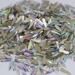 High Quality K9 Glass Rhinestone Crystal Loose Flatback Non-Hotfix Zircon Glue on for Nails and Phones Bulk Shaped Crystal Shards